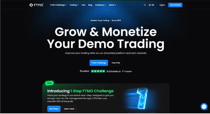 FTMO official website